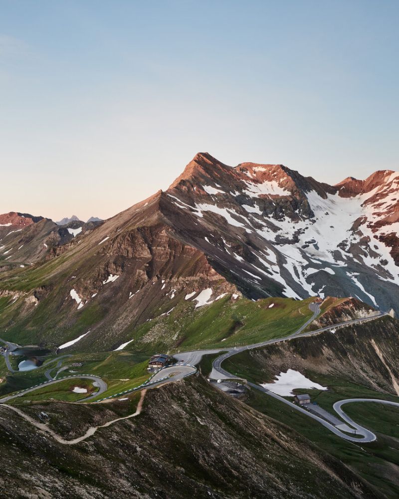 Großglockner Hochalpenstraße in der österreichischen Bergwelt