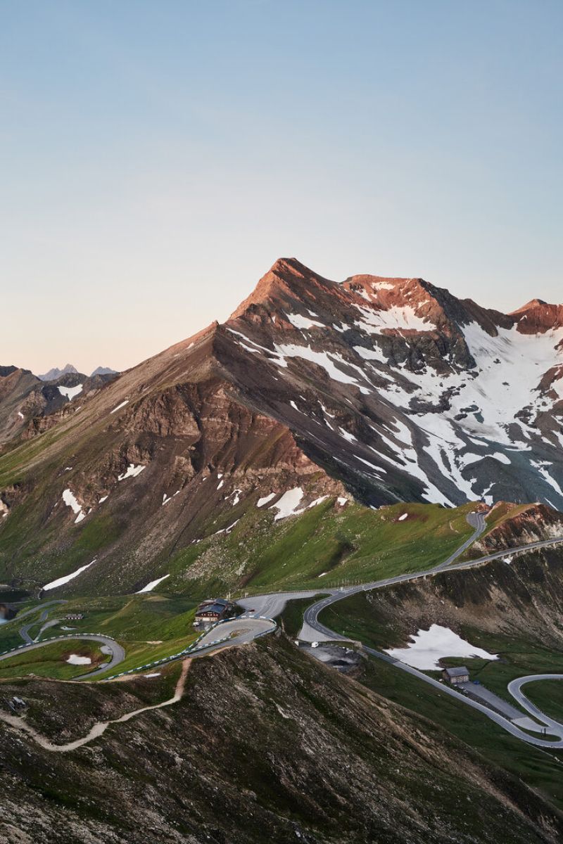 Panoramablick von der Edelweißspitze an der Großglockner Hochalpenstraße