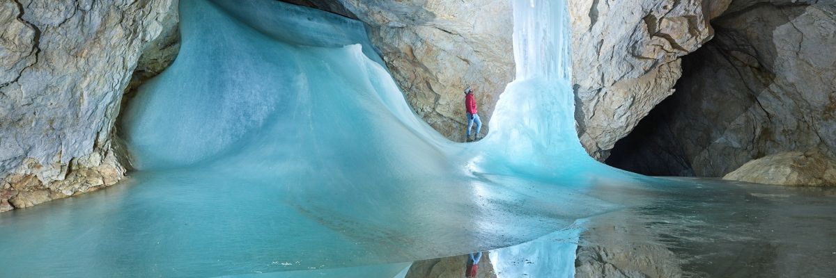 Große Eisformation in der Eisriesenwelt Werfen