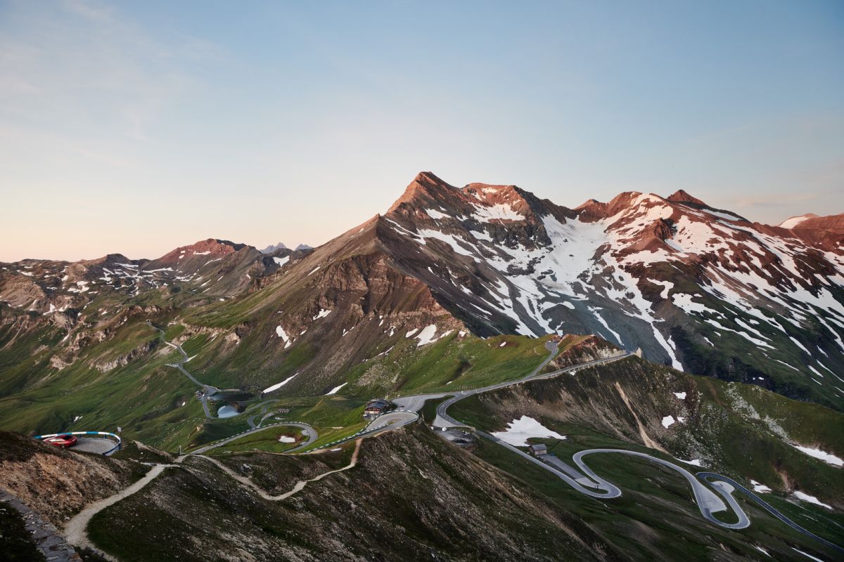 Großglockner Hochalpenstraße in der österreichischen Bergwelt