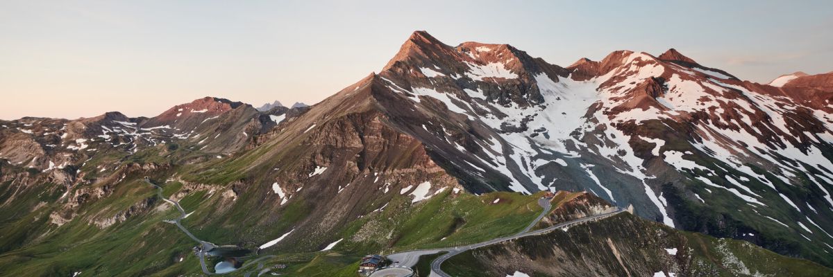 Panoramablick von der Edelweißspitze an der Großglockner Hochalpenstraße